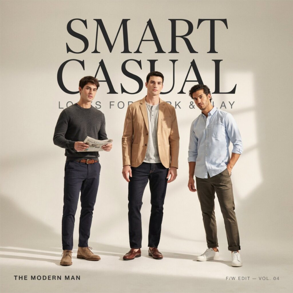 Smart Casual Looks for Work and Play for Men