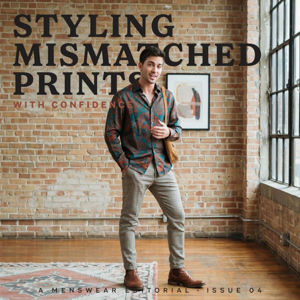 Styling Mismatched Prints with Confidence for Men