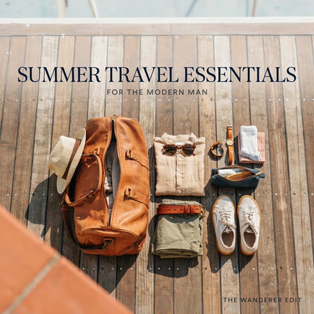 Summer Travel Essentials for Men’s Fashion